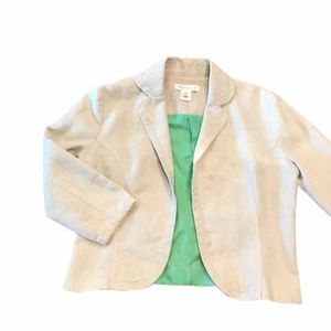 WBHM Linen & Cotton Beige Blazer